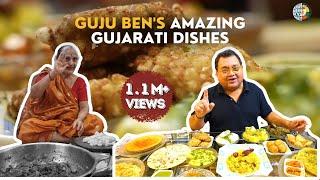 Amazing Gujarati Food by home chef   गुजराती खाने की रेसिपी  Gujju Ben Na Nasta  Kunal Vijayakar