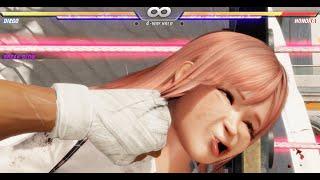 DOA6 エレナ　ほのか　顔面パンチ　リョナ　（Helena　Honoka ryona