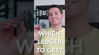 Which Ledger Hardware Wallet Is BEST #shorts