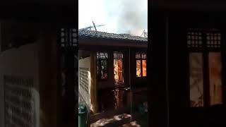 Kebakaran Rumah Wakil Bupati Lombok Barat