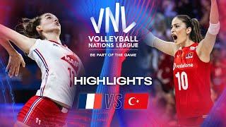 FRA vs. TUR - Highlights  Week 1  Womens VNL 2024