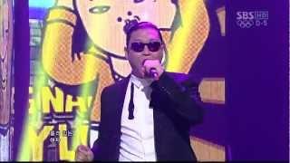 PSY_0722_SBS Inkigayo_GANGNAM STYLE 강남스타일