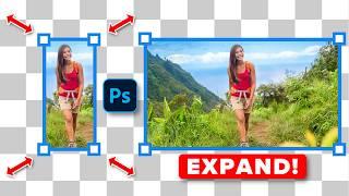 Turn Your Portraits into Epic Landscapes Easy Photoshop Tutorial