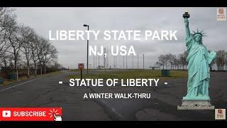Liberty State Park  Statue Of Liberty  A Winter Walk-Thru  New Jersey USA  #TravelVLOGS