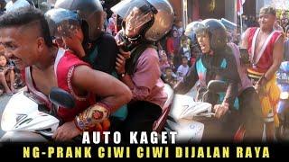 BIKIN KAGET  KENTONG PONGGE ngePRANK CEWEK CANTIK NAIK MOTOR