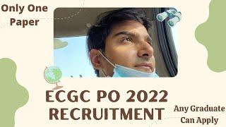 ECGC PO Notification 2022 Out  हिंदी में Eng Subtitle  Check Pinned Comment