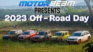 Jimny vs Thar vs Scorpio-N vs Hilux vs Grand Cherokee - Off-Road Day  MotorBeam