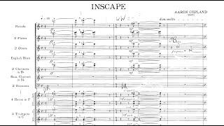 Score Copland - Inscape 1967 for orchestra