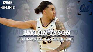 Jaylon Tyson  𝟚𝟘  California Golden Bears Shooting Guard