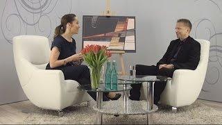 Corina Ries mit Prof. Dr. Uwe Kulisch im Gespräch
