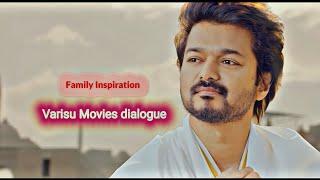 Family Inspiration Video   Varisu dialogue status  thalapathy inspiration status  #varisu