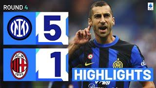 Inter-Milan 5-1  Inter claim city bragging rights Goals & Highlights  Serie A 202324