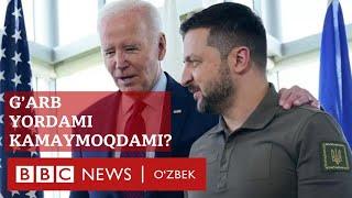 Путин режаси шумиди? Украина ҳукуматига Ғарб дастаги камаймоқда - BBC News Ozbekiston Ukraine