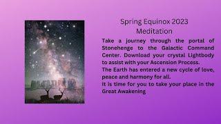 Spring Equinox 2023   Meditation