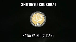 Kata Paiku - Shitoryu Shukokai Karate - pres. by Shihan Prof. Dr. Thomas Hausner 8. Dan Kyoshi