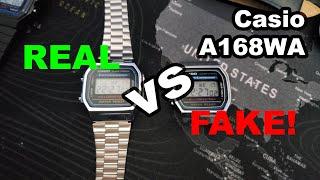 Casio A168WA - Fake vs Genuine in 2020