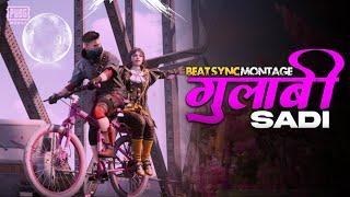 Gulabi Sadi 🩷 Bgmi Montage  Bgmi Beat Sync Montage  Bgmi Montage Video 