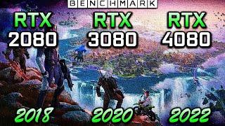 RTX 2080 vs RTX 3080 vs RTX 4080  Test in 7 Games  1440p  Benchmark