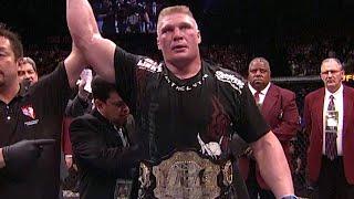 Brock Lesnar Claims Title with Dominant TKO Finish  Crowning Moment 