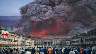 Stromboli Volcano EXPLODES in Epic Eruption Sicily Italy is in chaos Ash and Lava covered the city