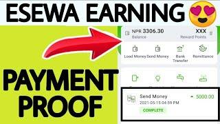 Earn without refer in esewa - How to earn money in esewa - Live withdraw and payment proof