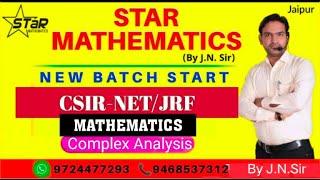 LECTURE-2CSIR-NET MATHEMATICSDEMO CLASSCSIR -NETJRF MATHEMATICAL SCIENCE EXAM MATHS BY J.N.Sir