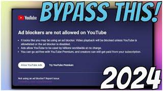 YouTube Anti Adblock Fix & Bypass - 2024 Update