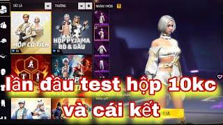 Free fire lần đầu test mở hộp 10 kc đổi đồ membership miễn phí và cái kết