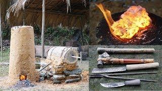 Full video Iron upgrading forging hammer daggers spearheads and tools necessary for survival