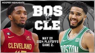 Boston Celtics vs Cleveland Cavaliers Full Game 2 Highlights  May 9  2024 NBA Playoffs