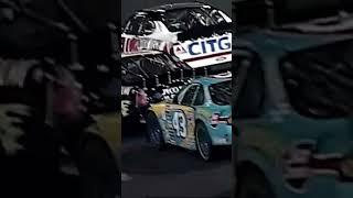 Bodine crashes collects Sadler in VA Tech car at the 2000 Chevy Monte Carlo 400 #nascar #shorts