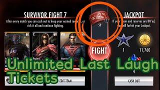 Injustice Gods Among Us - UNLIMITED Survivor TicketsMAX Out Characters READ DESCRIPTION