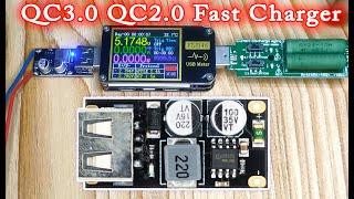 QC3.0 QC2.0 Fast Quick Charging Board DC-DC Step Down Buck Converter  CAR  Solar USB  Module