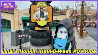 Luigi’s Honkin’ Haul-O-Ween POV Ride in Cars Land - Disneyland Halloween Time 2024