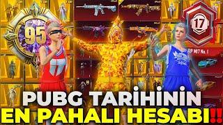 PUBG TARİHİNİN EN ÇOK PARA BASILMIŞ HESABI ‼️HERKESİN HAYALİNDEKİ İŞTE O HESAP   PUBG MOBİLE