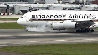 A380 Pilot Destroys Nose Gear