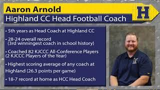 Highland Football Head Coach Aaron Arnold 2019 National Signing Day Interview