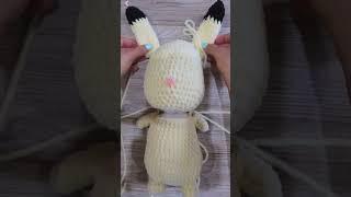 Let’s make a crochet Pikachu #shorts #pokemon #pikachu