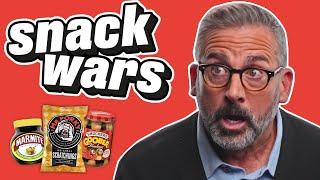 Steve Carell Tries British Snacks For The First Time  Snack Wars   @LADbible TV