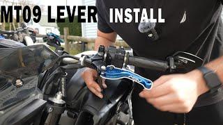 ASV Lever Install on a 2021 Yamaha MT09