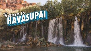 Exploring Havasupais INCREDIBLE Waterfalls  Havasu Falls  Descending Mooney Falls