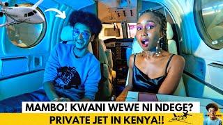 How to Get into a PRVATE JET IN KENYA  M. Alby TV