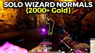 WIZARD ZERO TO HERO in NORMALS 2000 gold profit - Dark and Darker