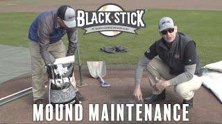 Maintenance on a DuraEdge Blackstick Pitching Mound with Luke Yoder and Patrick Coakley