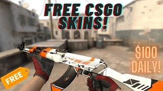 How to get free CSGO skins... FAST & EASY