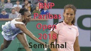 Williams vs Kasatkina Full Highlights  BNP Paribas Open 2018  Semi-final