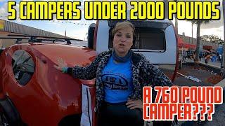 5 campers under 2000 pounds  Best tiny campers at the 2021 Florida RV SuperShow
