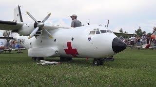 HUGE TRANSALL C-160 MILITARY AMBULANCE REMOTE CONTROLLED AIRPLANE
