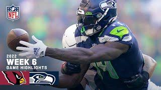 Arizona Cardinals vs. Seattle Seahawks  2022 Week 6 Game Highlights