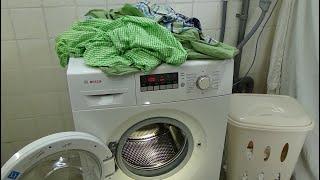 BOSCH WAB28220 washing machine blouses shirts Quick wash 40 degrees program test example film #298